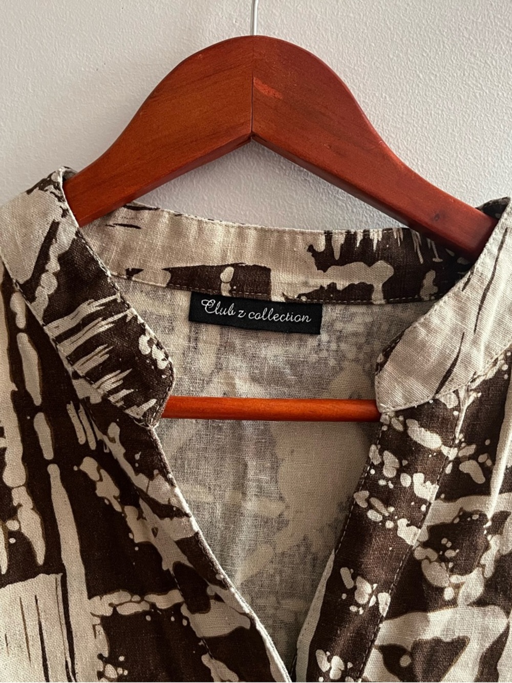 Linen Tunic button down shirt - Picture 3 of 5